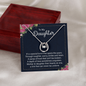 Lucky In Love Necklace: To My Daughter