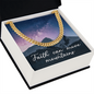 Cuban Link Chain: Men's Faith Can Move Mountains