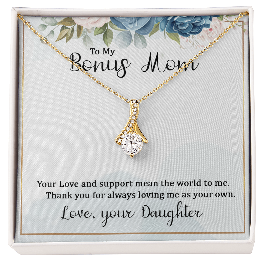 Alluring Beauty Necklace :To My Bonus Mom