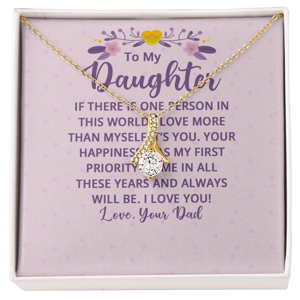 Alluring Beauty Necklace : To My Daughter There Is One