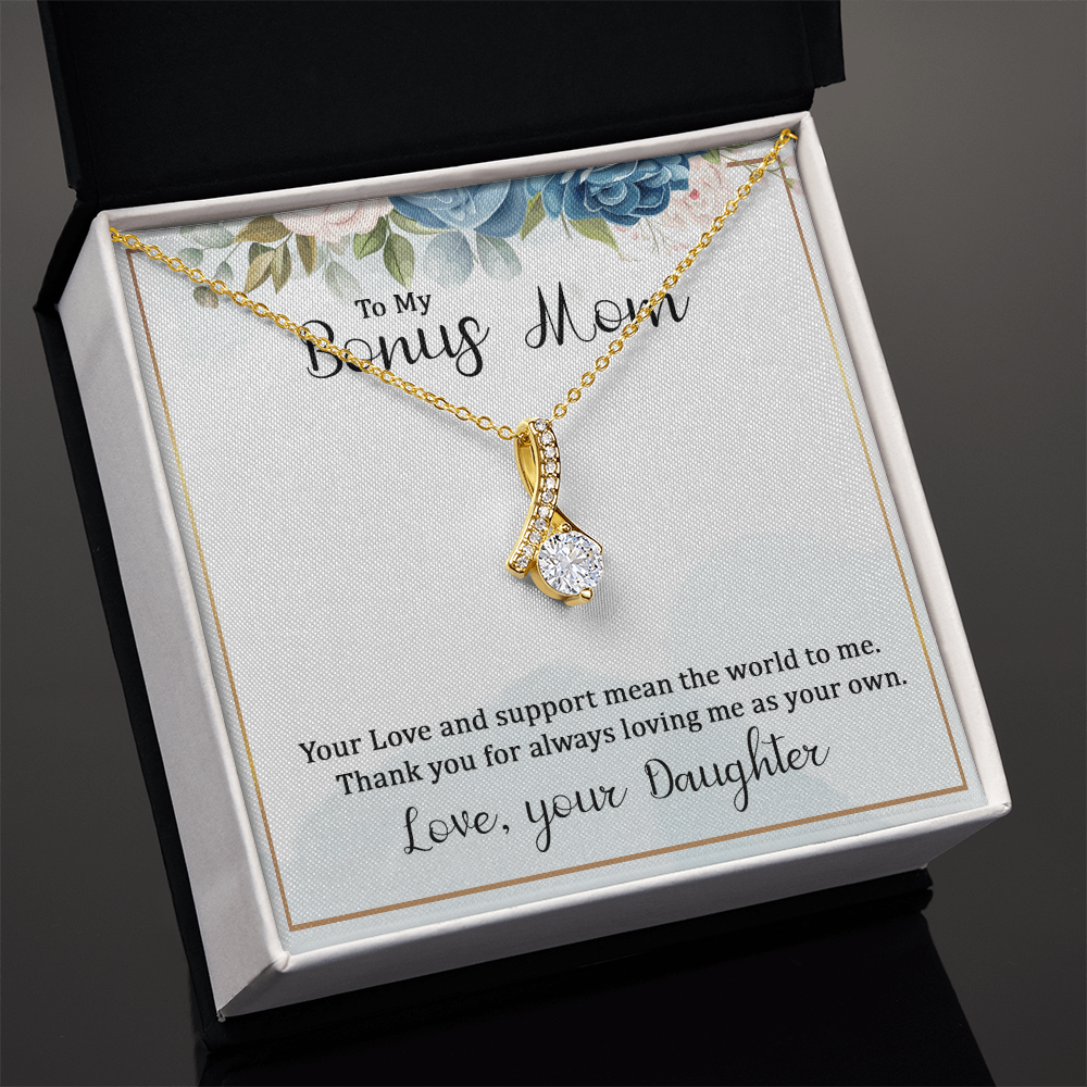 Alluring Beauty Necklace :To My Bonus Mom