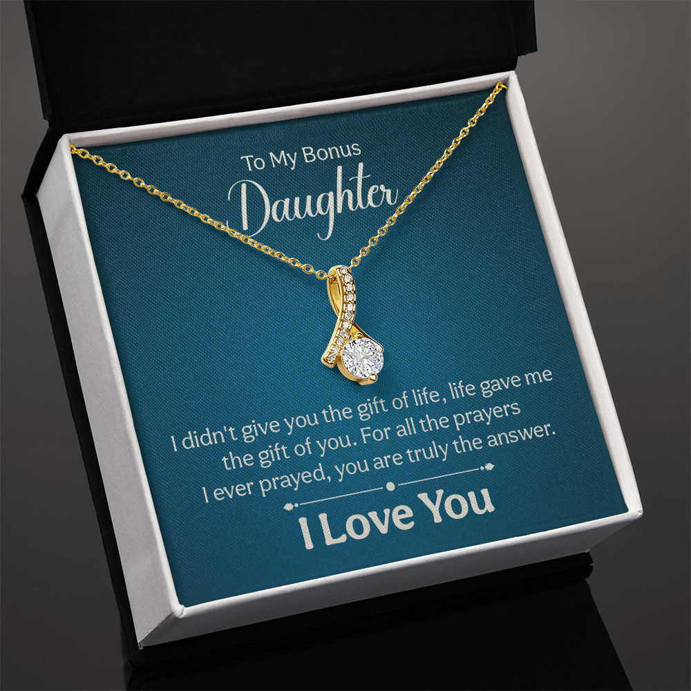 Alluring Beauty Necklace : To My Bonus Daughter