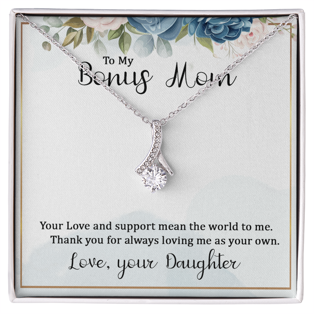 Alluring Beauty Necklace :To My Bonus Mom