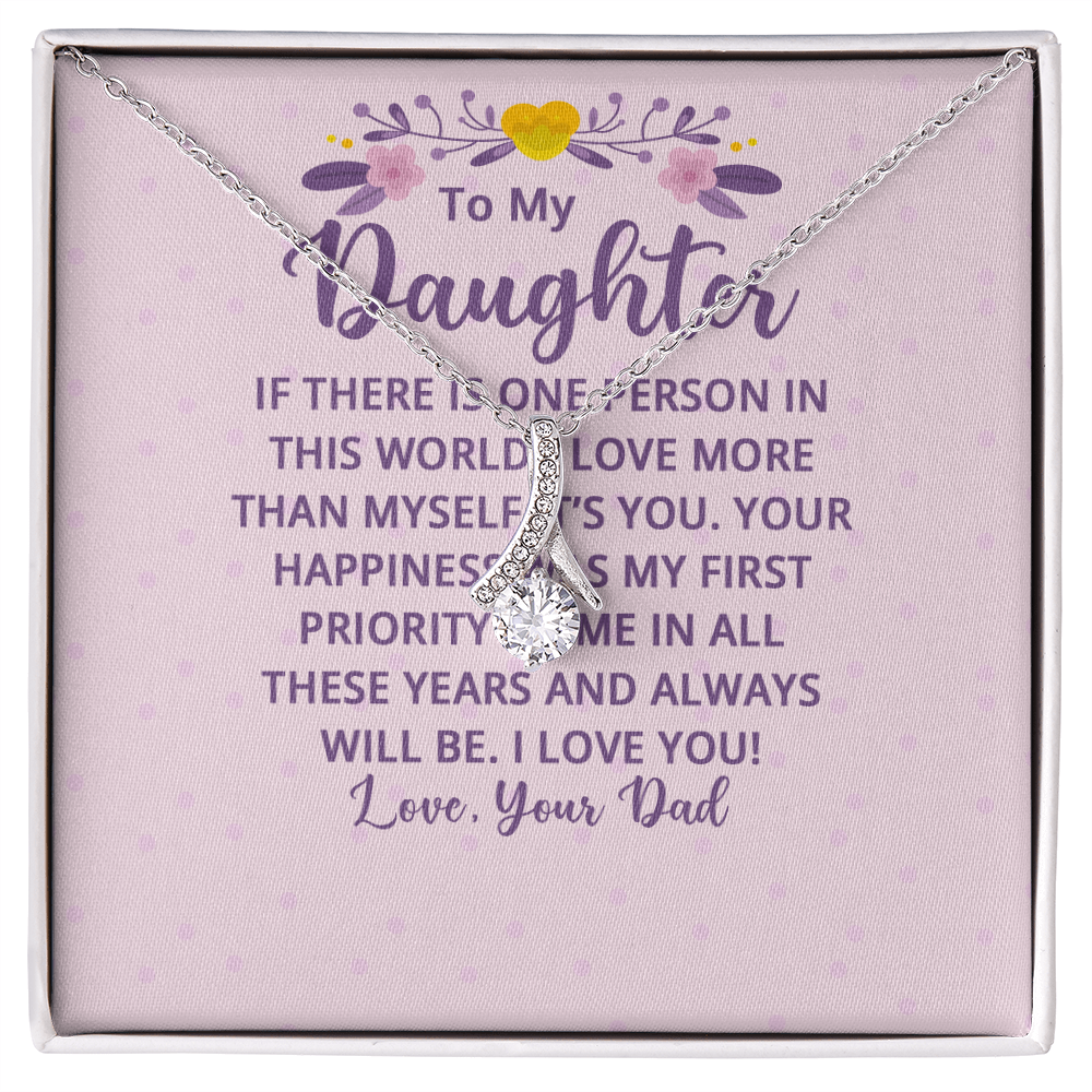 Alluring Beauty Necklace : To My Daughter There Is One