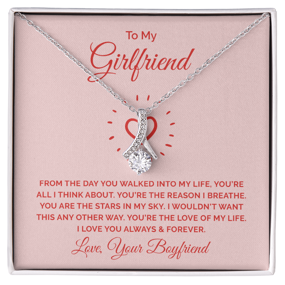 Alluring Beauty Necklace :To My Girlfriend You're All I Think About