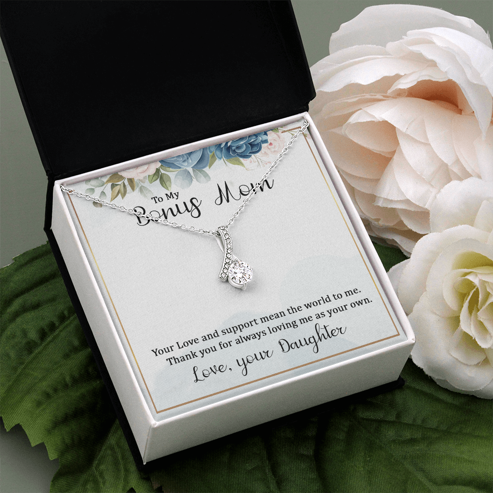 Alluring Beauty Necklace :To My Bonus Mom