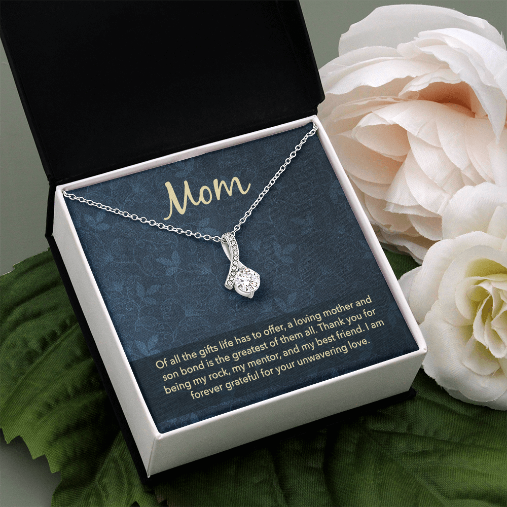 Alluring Beauty Necklace: Mom Unwavering Love