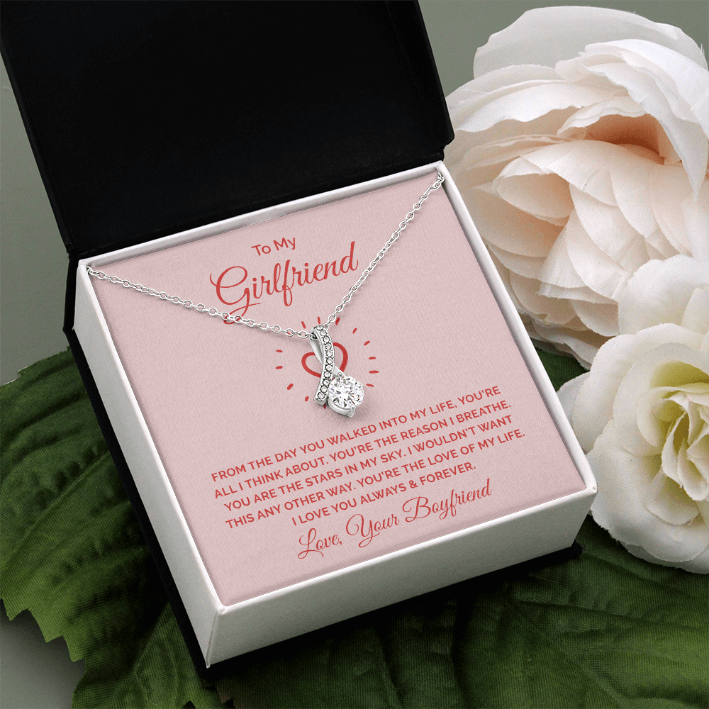 Alluring Beauty Necklace :To My Girlfriend You're All I Think About
