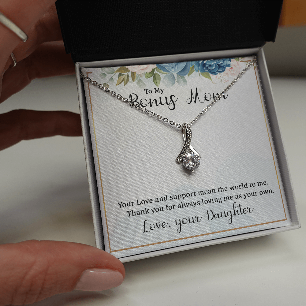 Alluring Beauty Necklace :To My Bonus Mom