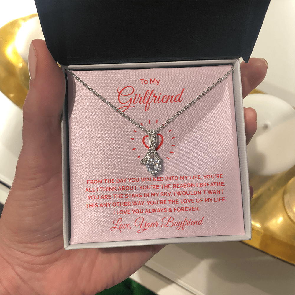 Alluring Beauty Necklace :To My Girlfriend You're All I Think About
