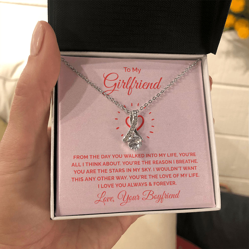 Alluring Beauty Necklace :To My Girlfriend You're All I Think About