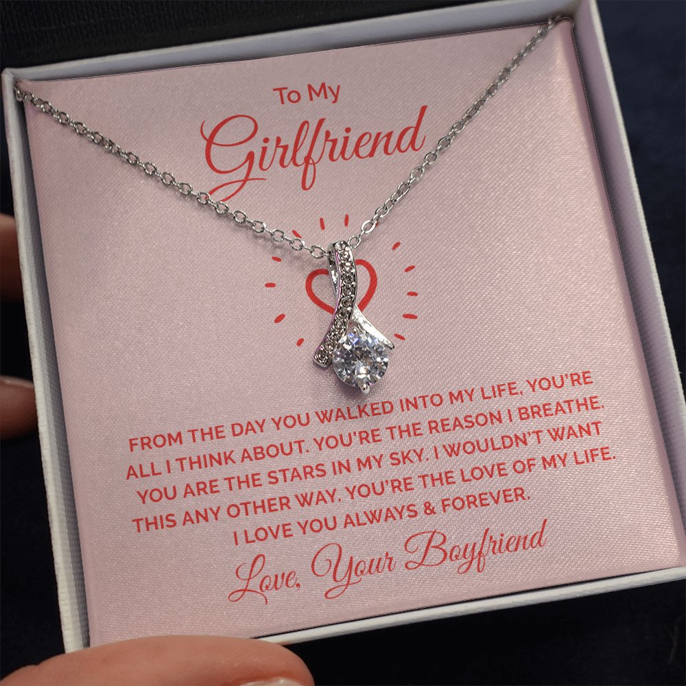 Alluring Beauty Necklace :To My Girlfriend You're All I Think About
