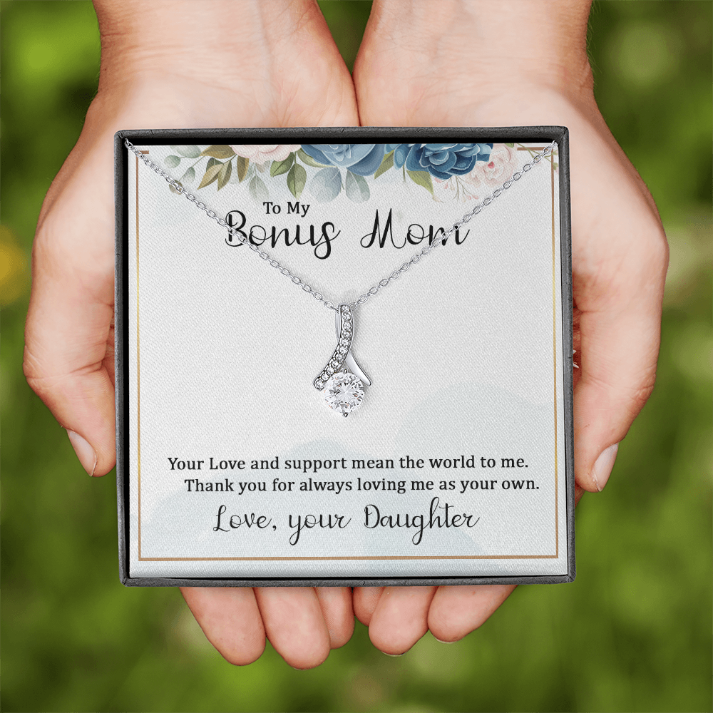 Alluring Beauty Necklace :To My Bonus Mom