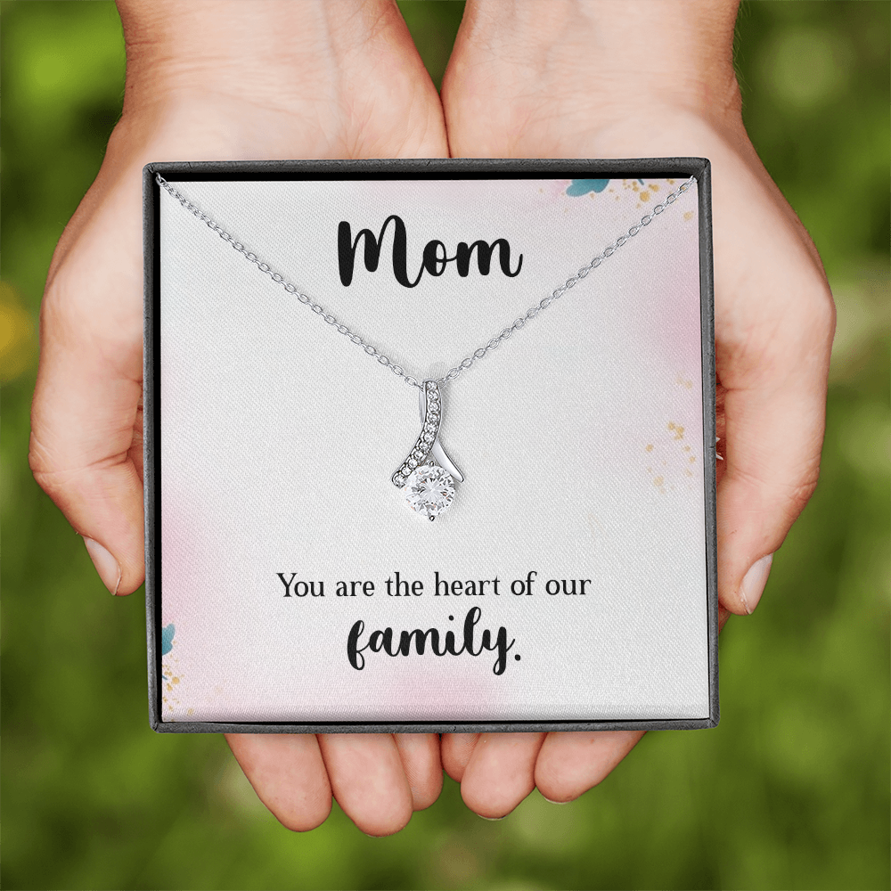 Alluring Beauty Necklace: Mom You Are The Heart