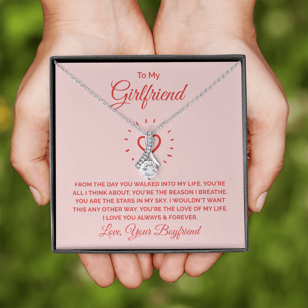 Alluring Beauty Necklace :To My Girlfriend You're All I Think About