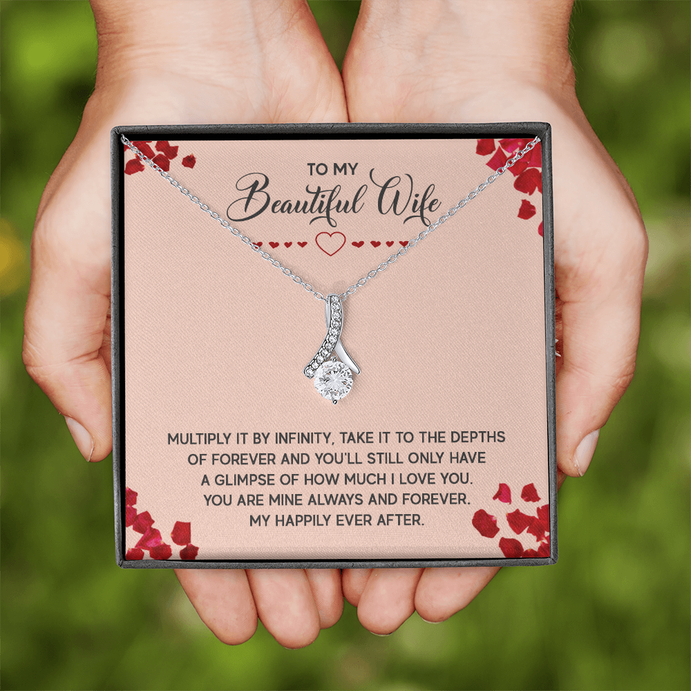 Alluring Beauty Necklace:To My Beautiful Wife