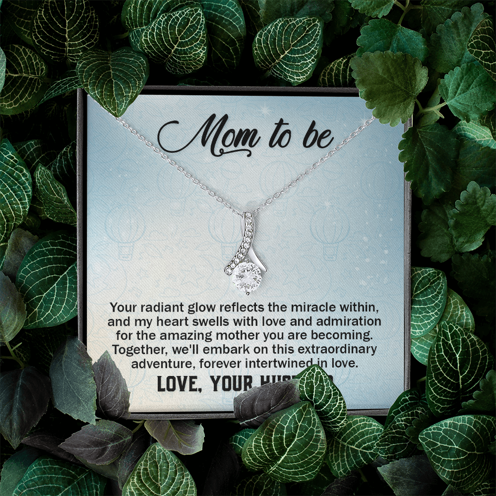 Alluring Beauty Necklace:Mom to Be Love , Your Husband