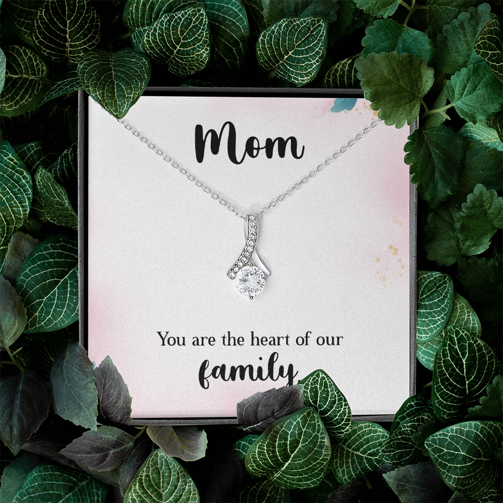 Alluring Beauty Necklace: Mom You Are The Heart