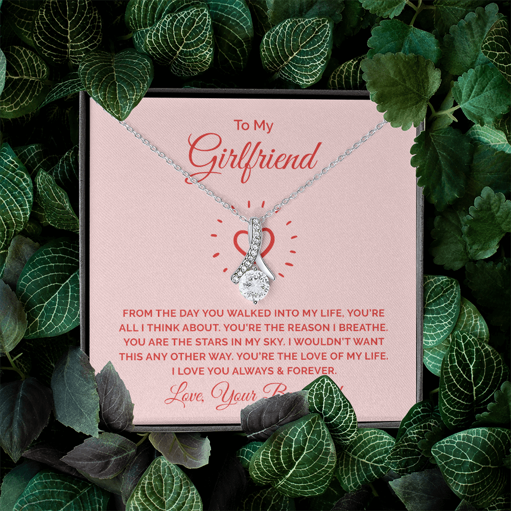 Alluring Beauty Necklace :To My Girlfriend You're All I Think About