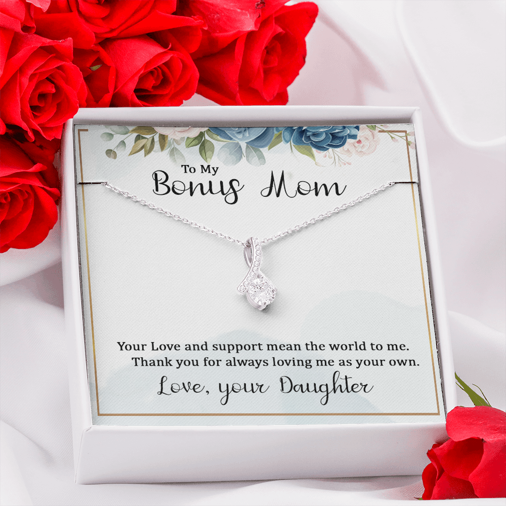 Alluring Beauty Necklace :To My Bonus Mom