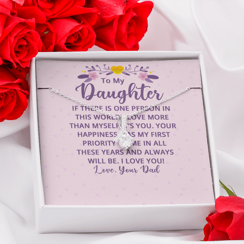 Alluring Beauty Necklace : To My Daughter There Is One
