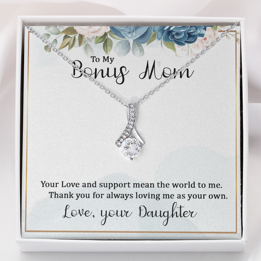 Alluring Beauty Necklace :To My Bonus Mom