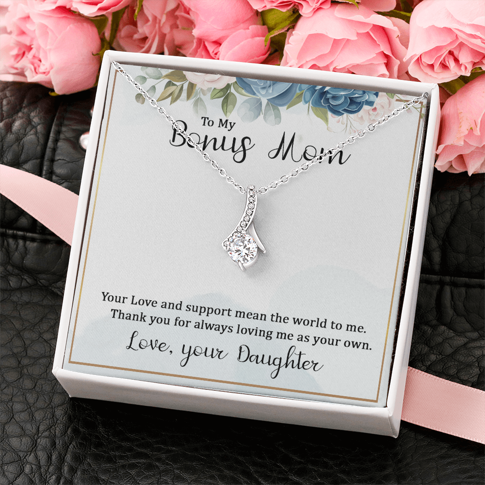 Alluring Beauty Necklace :To My Bonus Mom