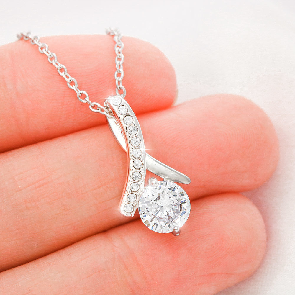 Alluring Beauty Necklace:Mom to Be Love , Your Husband