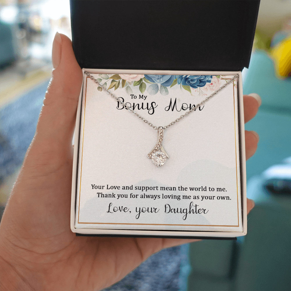 Alluring Beauty Necklace :To My Bonus Mom