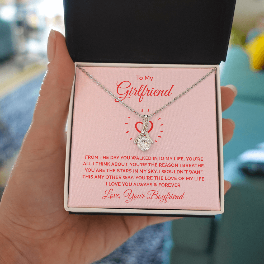 Alluring Beauty Necklace :To My Girlfriend You're All I Think About