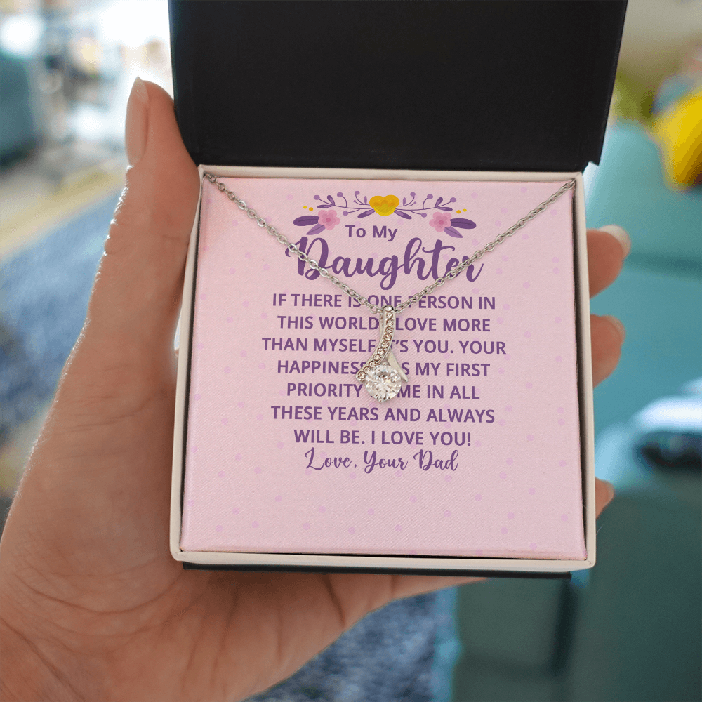 Alluring Beauty Necklace : To My Daughter There Is One