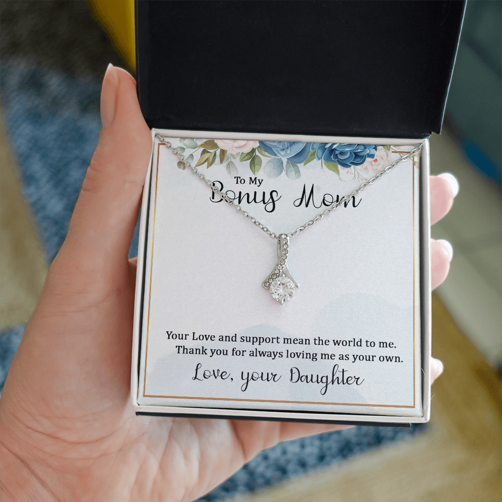 Alluring Beauty Necklace :To My Bonus Mom