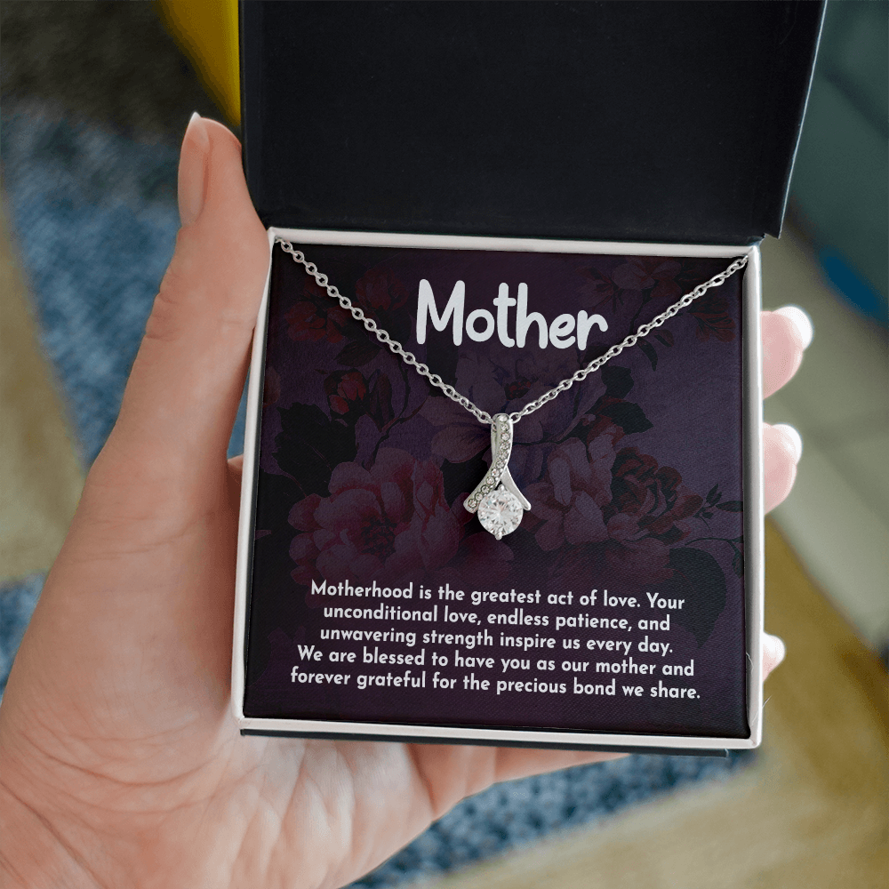 Alluring Beauty Necklace: Motherhood Is The Greatest Act Of love