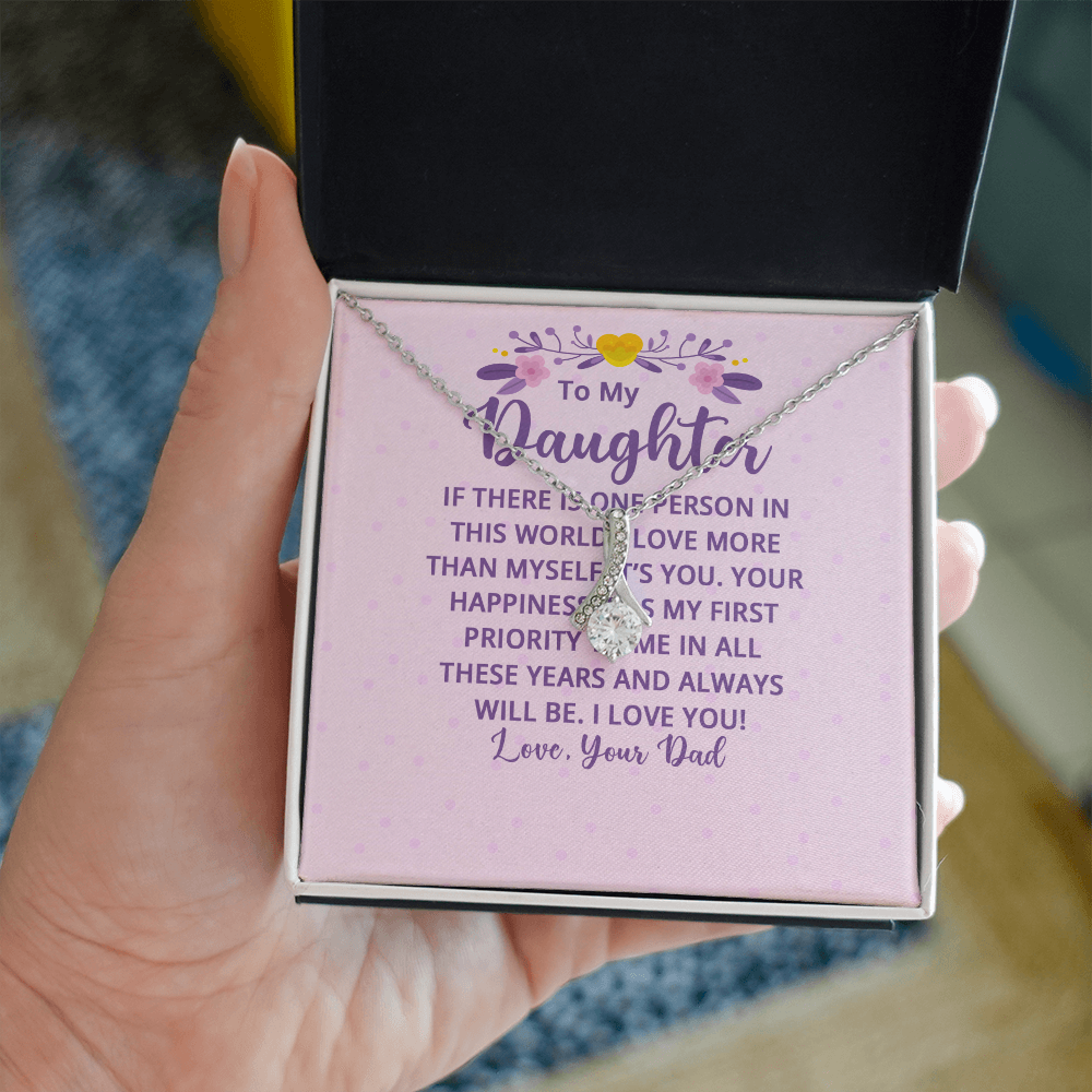 Alluring Beauty Necklace : To My Daughter There Is One