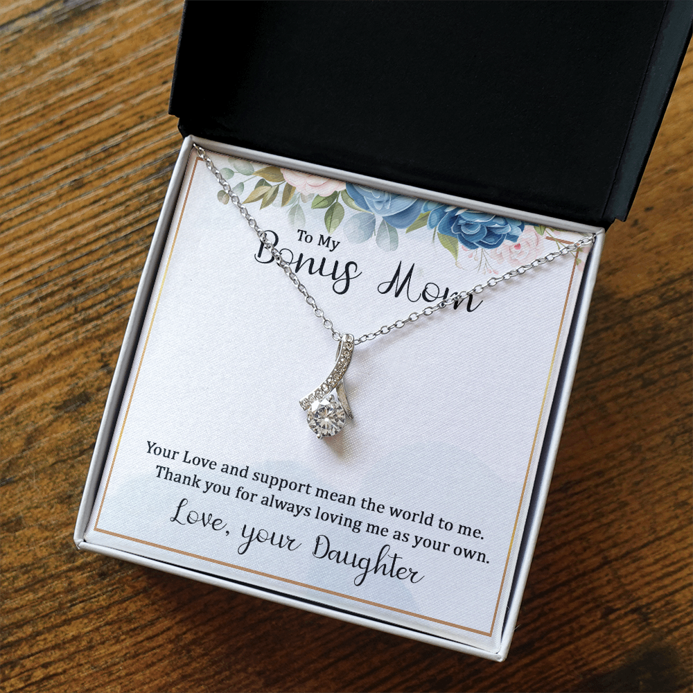 Alluring Beauty Necklace :To My Bonus Mom