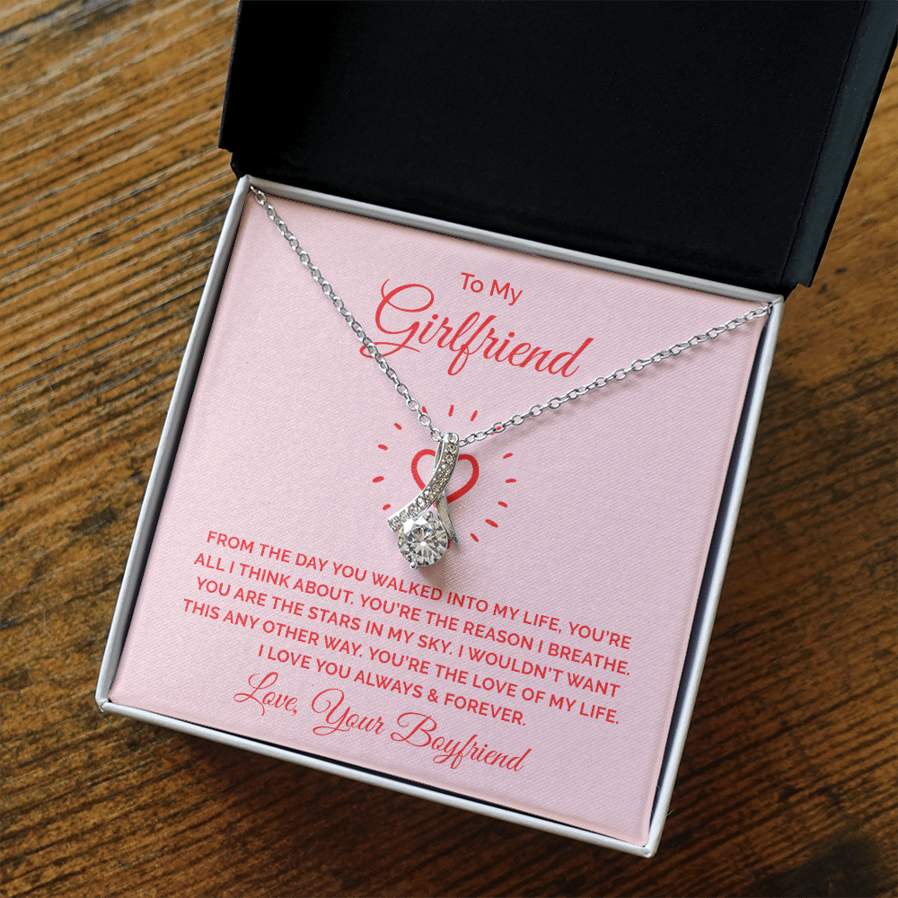 Alluring Beauty Necklace :To My Girlfriend You're All I Think About