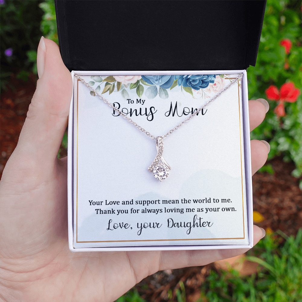 Alluring Beauty Necklace :To My Bonus Mom