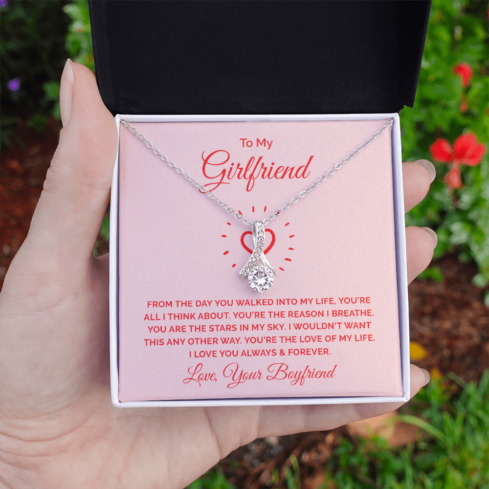 Alluring Beauty Necklace :To My Girlfriend You're All I Think About