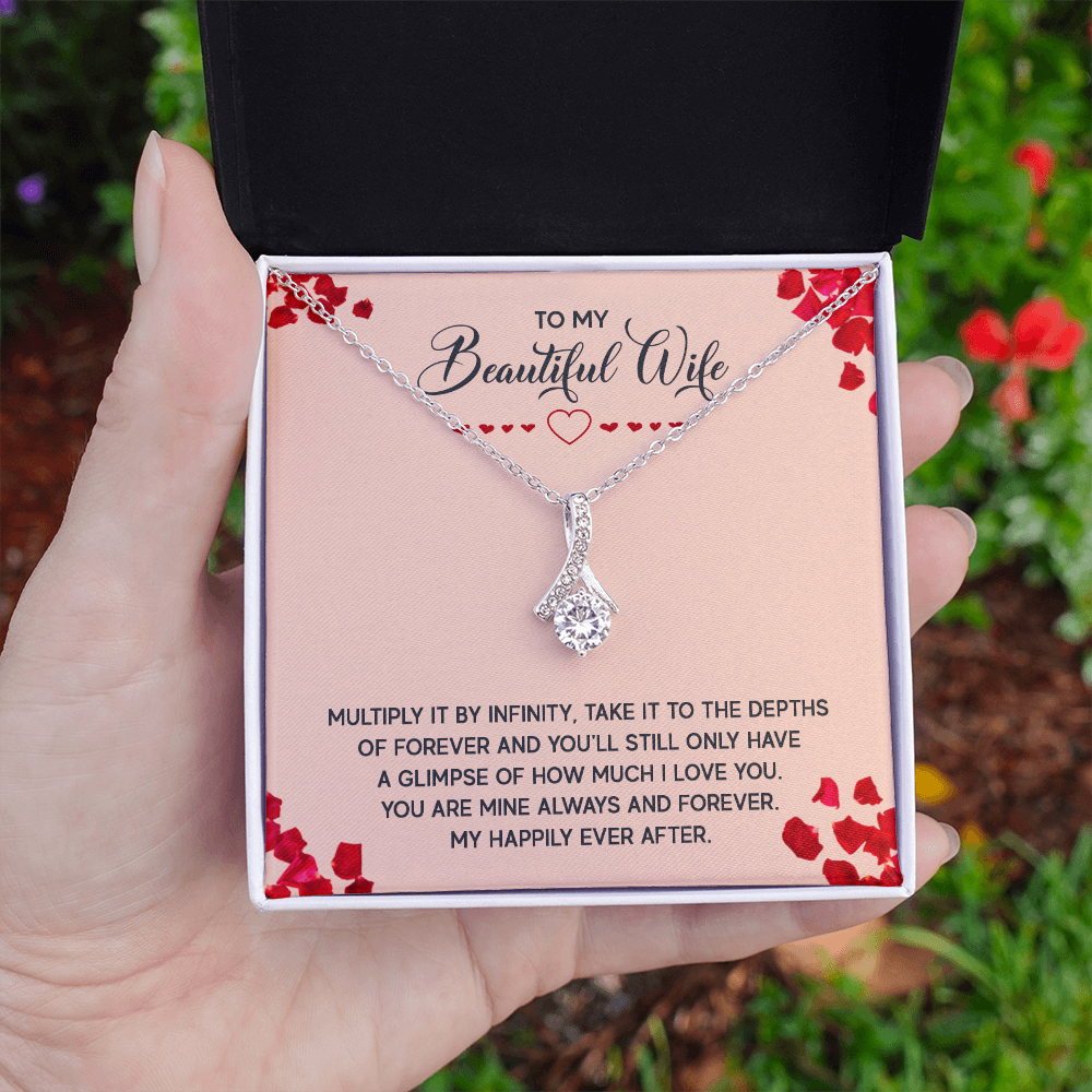 Alluring Beauty Necklace:To My Beautiful Wife