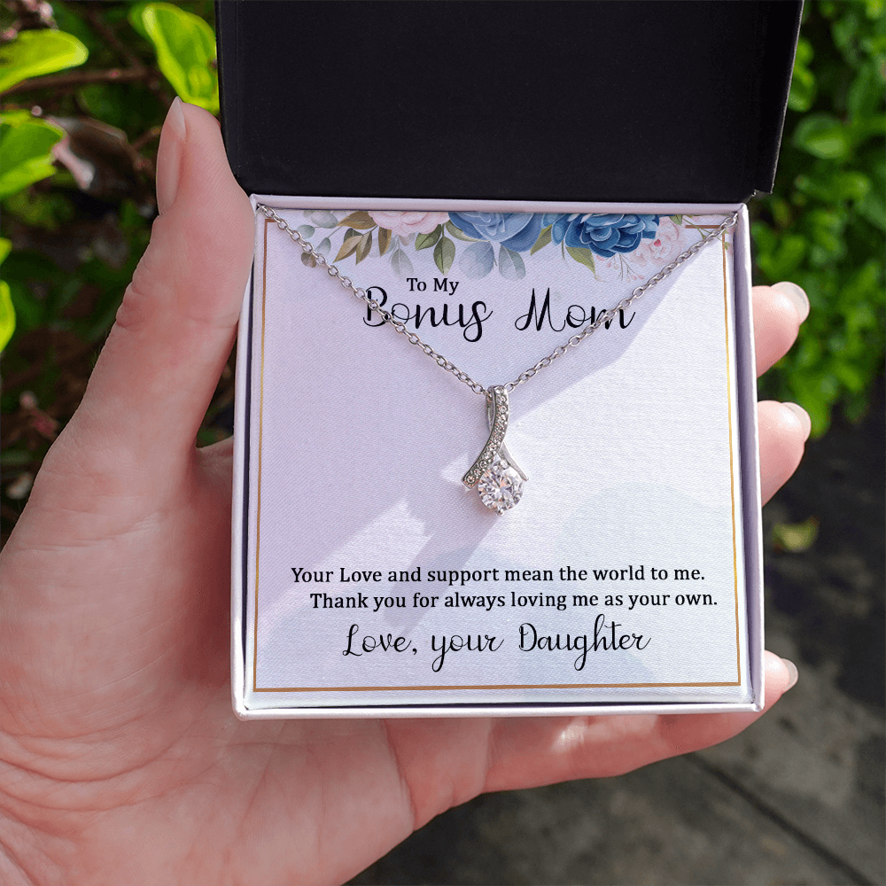 Alluring Beauty Necklace :To My Bonus Mom