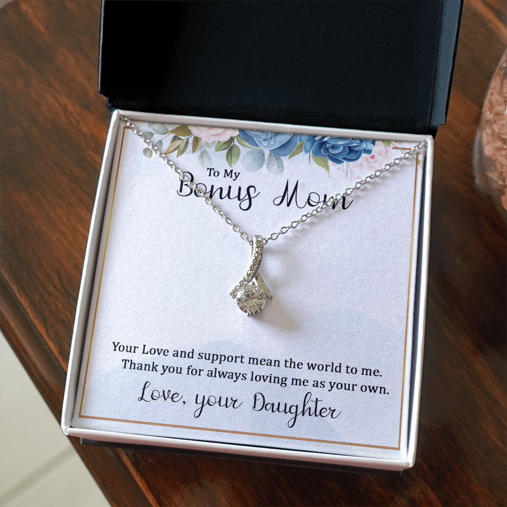 Alluring Beauty Necklace :To My Bonus Mom