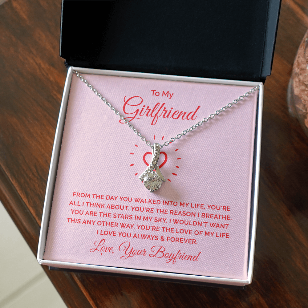Alluring Beauty Necklace :To My Girlfriend You're All I Think About