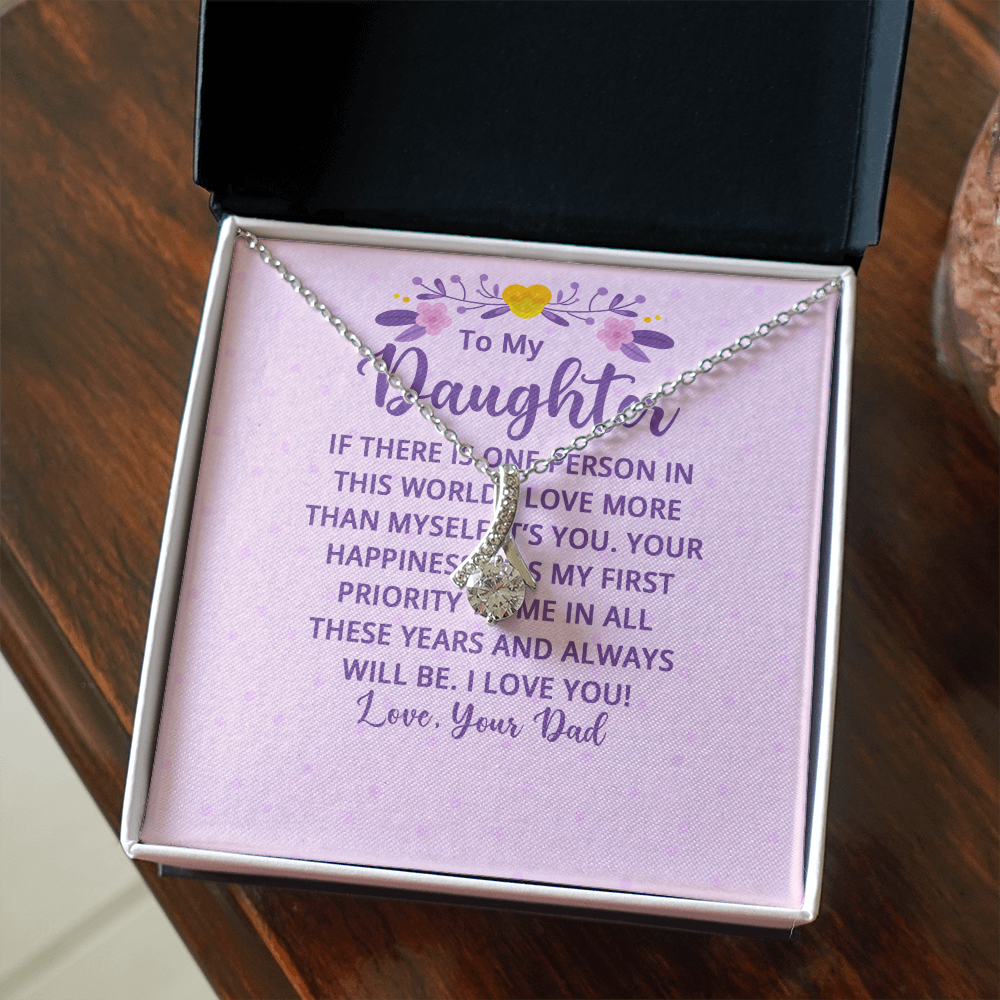 Alluring Beauty Necklace : To My Daughter There Is One