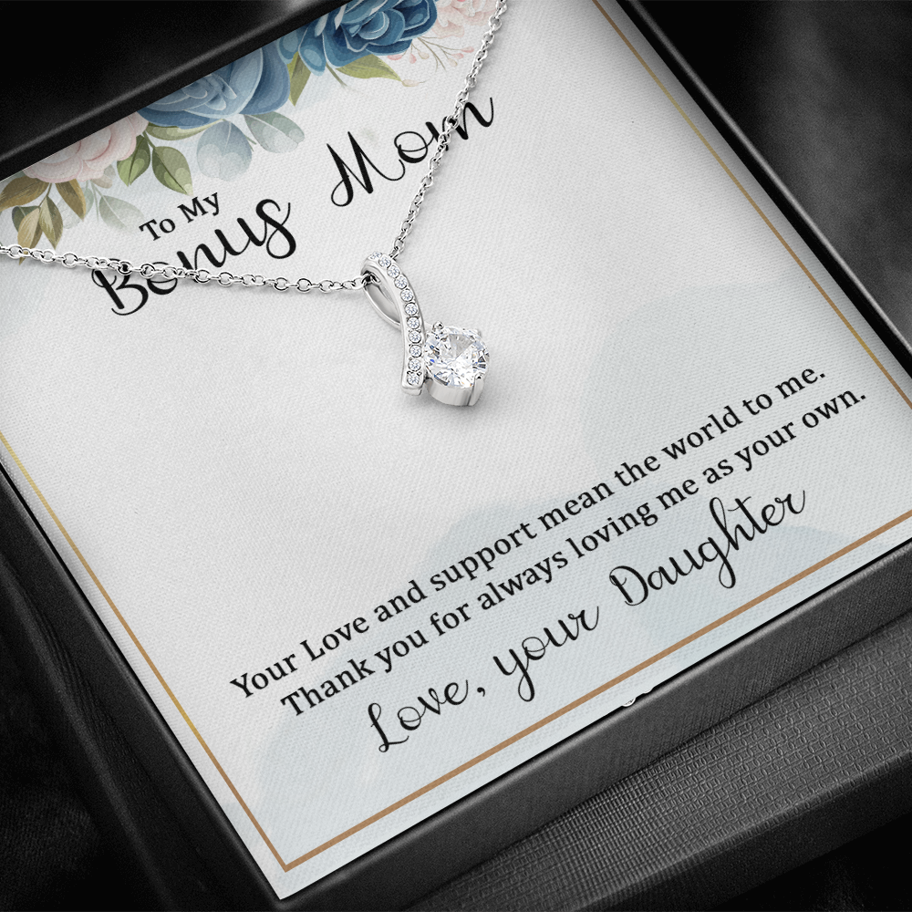 Alluring Beauty Necklace :To My Bonus Mom
