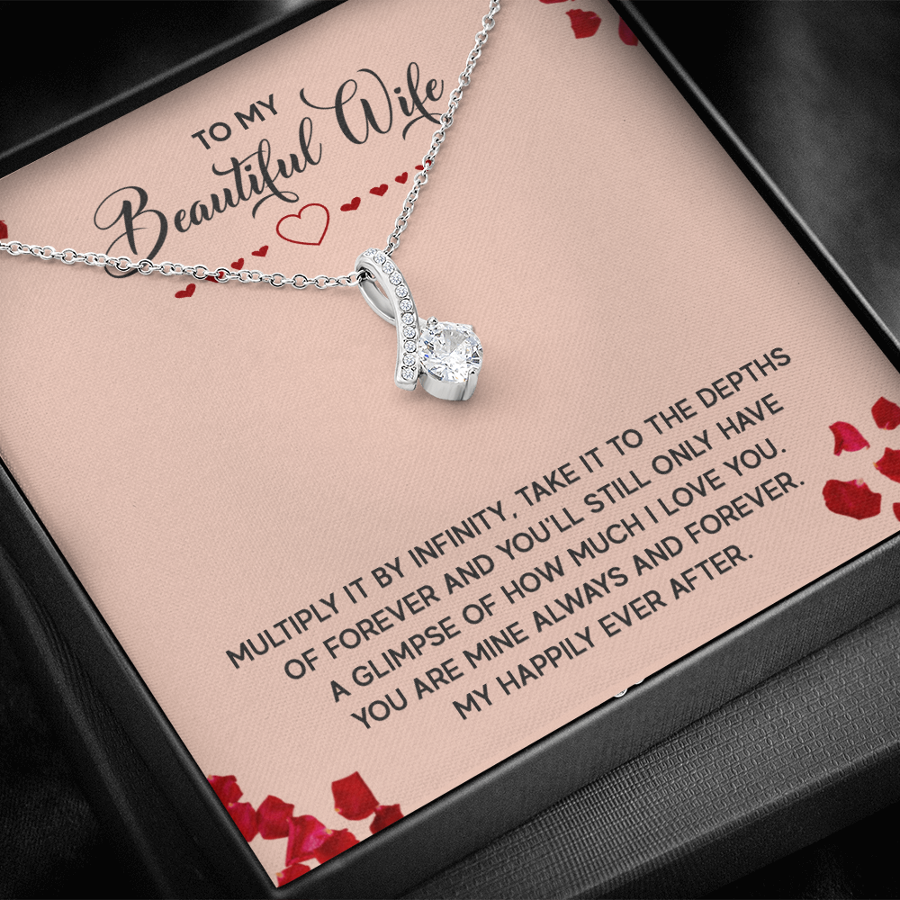 Alluring Beauty Necklace:To My Beautiful Wife