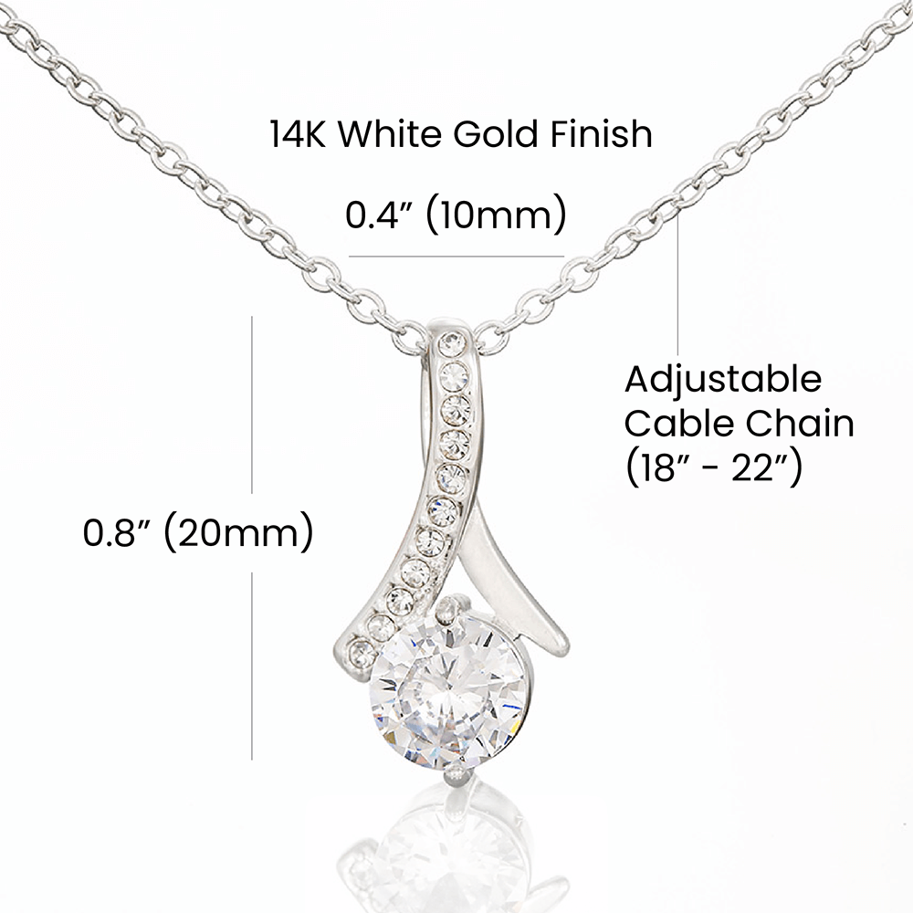 Alluring Beauty Necklace:Mom to Be Love , Your Husband