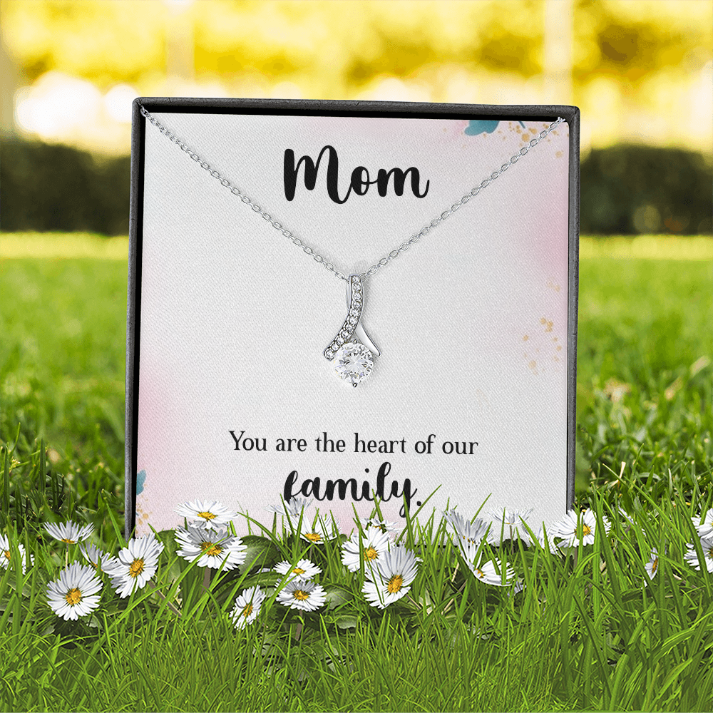 Alluring Beauty Necklace: Mom You Are The Heart