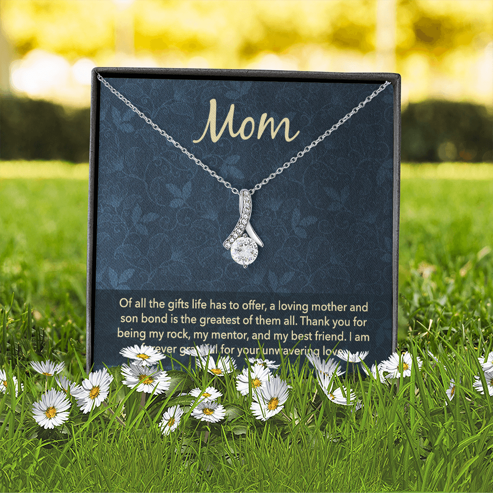 Alluring Beauty Necklace: Mom Unwavering Love