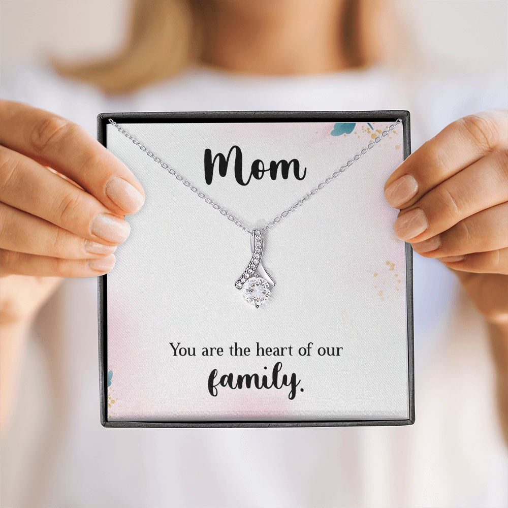 Alluring Beauty Necklace: Mom You Are The Heart