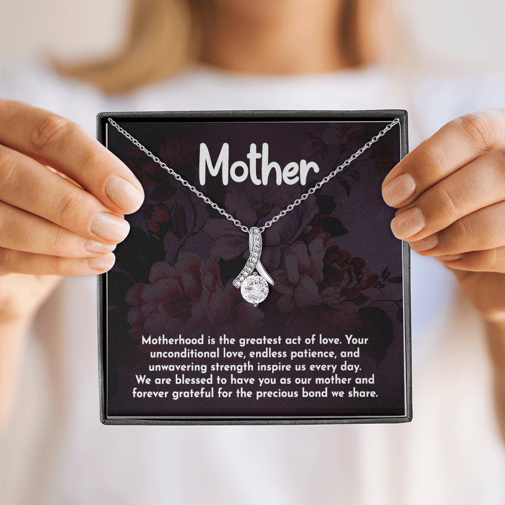 Alluring Beauty Necklace: Motherhood Is The Greatest Act Of love